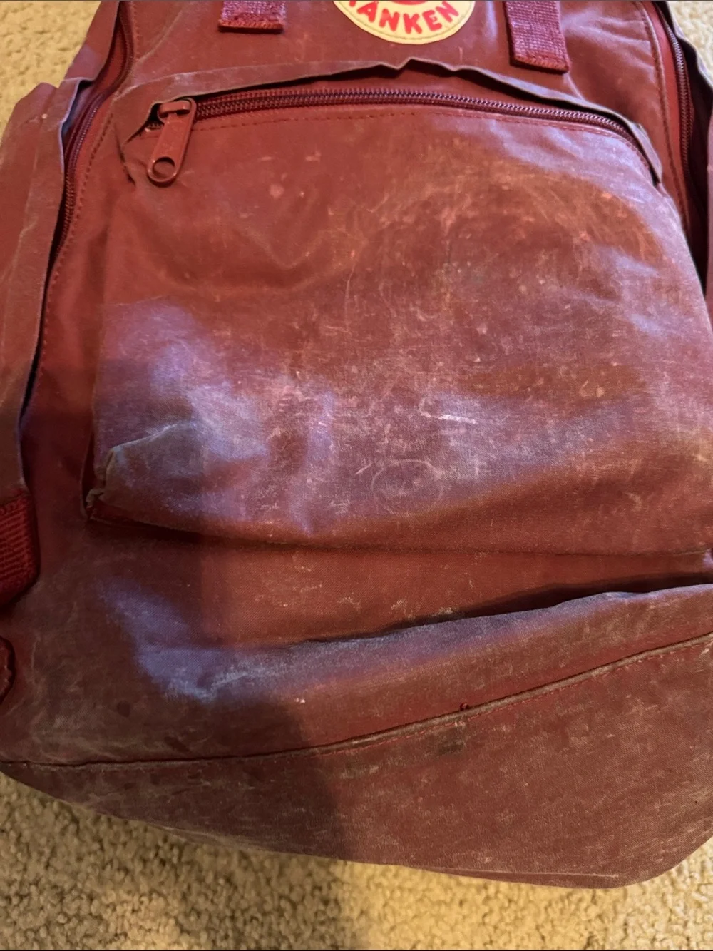Fjallraven Kånken Backpack in Burgundy